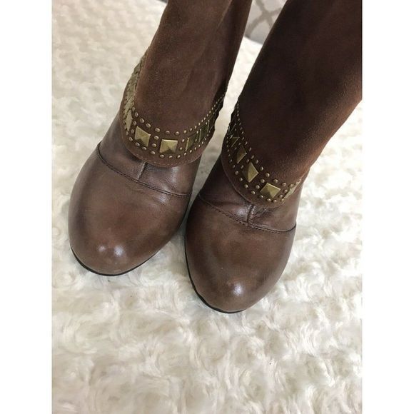 Ashbury Ankle Boots Heel Cuff Studded bootie - Picture 4 of 8